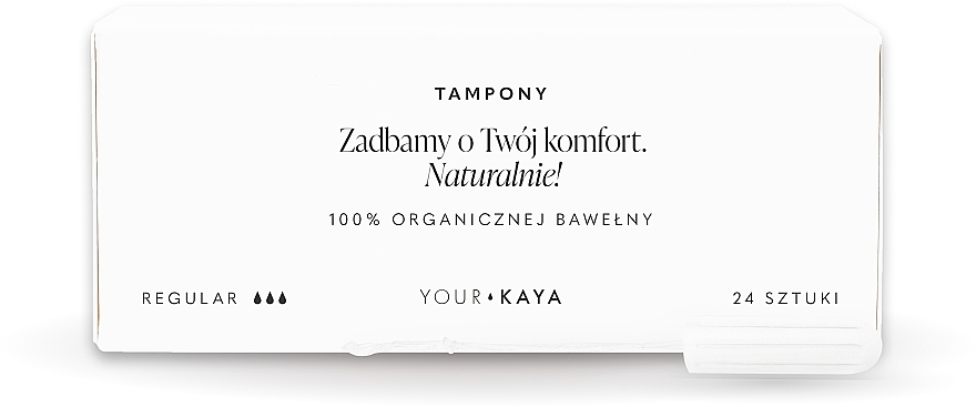 Regular Tampons, 24 pcs - Your Kaya — photo N2