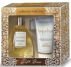 Fragrances, Perfumes, Cosmetics Gordano Parfums Jaqueline - Set (edt/100 ml + b/lot/100 ml)