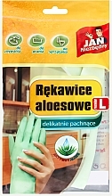 Fragrances, Perfumes, Cosmetics Latex Gloves with Aloe Vera, size L - Jan Niezbedny