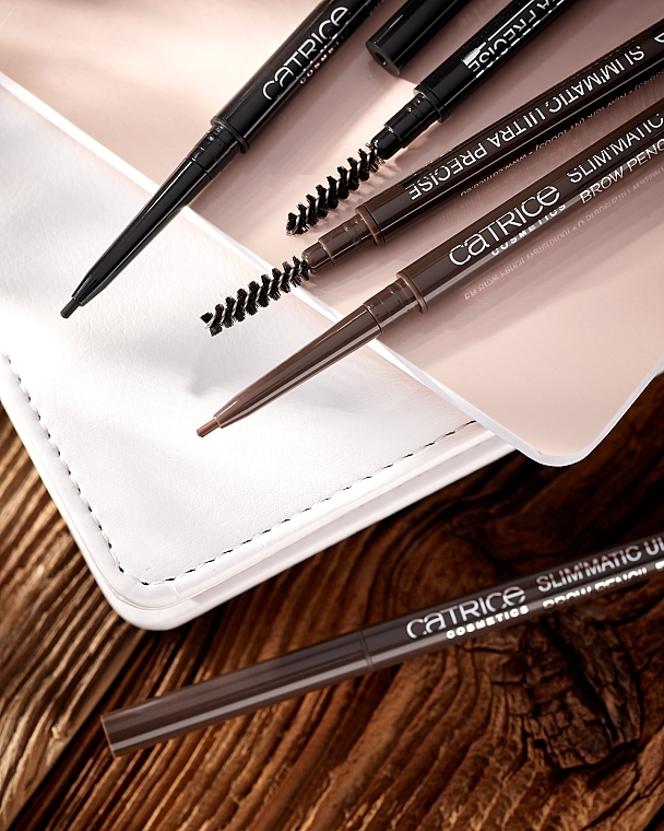 Waterproof Brow Pencil with Brush - Catrice Slim Matic Ultra Precise Brow Pencil Waterproof — photo N4