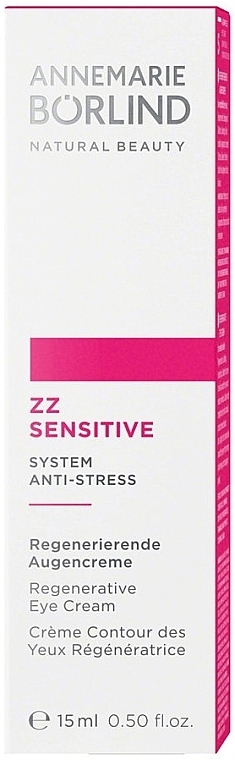 Regenerating Eye Cream - Annemarie Borlind ZZ Sensitive Regenerative Eye Cream — photo N2