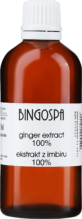 Ginger Extract 100% - BingoSpa — photo N1