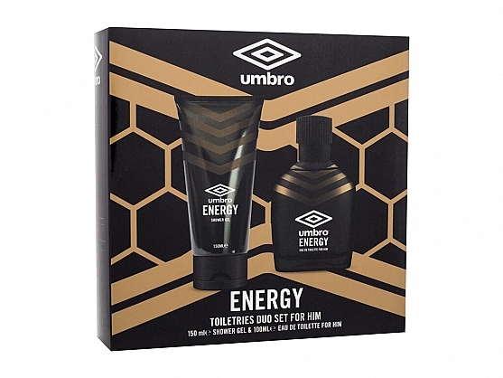 Umbro Energy - Set (edt/100ml + sh/gel/150ml) — photo N1