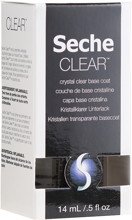 Transparent Base Coat - Seche Vite Clear Crystal Base Coat — photo N1