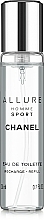 Chanel Allure homme Sport - Set (edt/20ml + refill/2x20ml) — photo N2