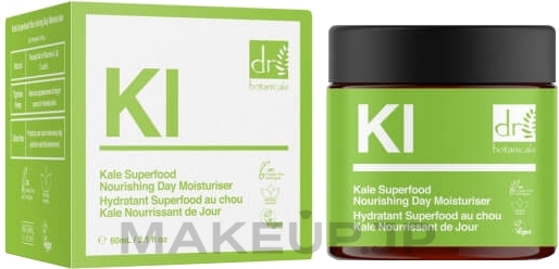 Day Cream for Face - Dr. Botanicals Kale Superfood Nourishing Day Moisturiser — photo 50 ml