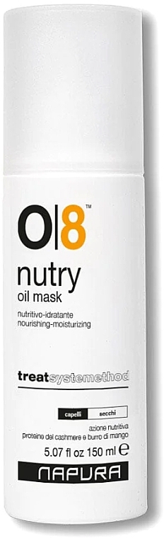 Ultra Nourishing Oil for Dry Hair - Napura O8 Nutry Oil Mask — photo N1