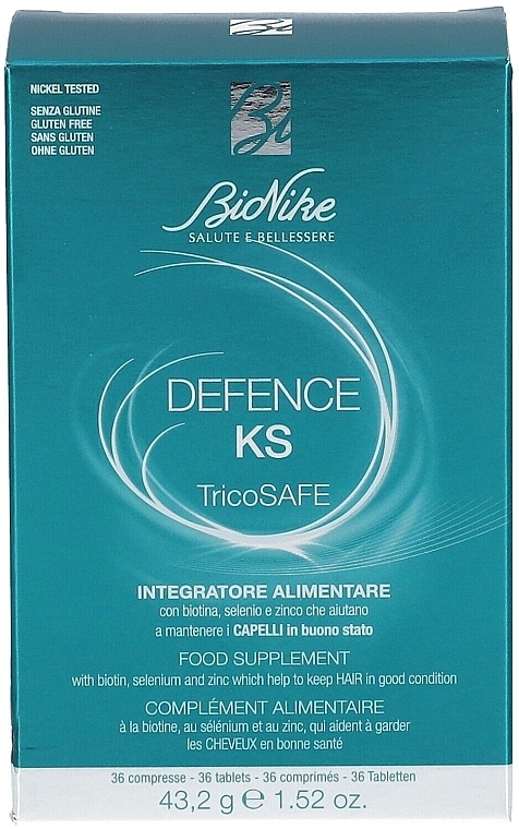 Food Supplement, 36 pcs - Bionike Defense KS Tricosafe — photo N2