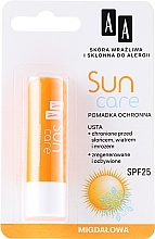 Fragrances, Perfumes, Cosmetics Lip Balm "Honey" - AA Sun Care Protective Lipstick SPF 25