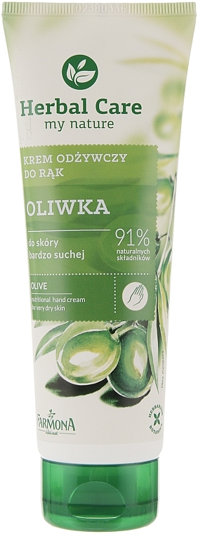 Hand Cream "Olive" - Farmona Herbal Care — photo N1