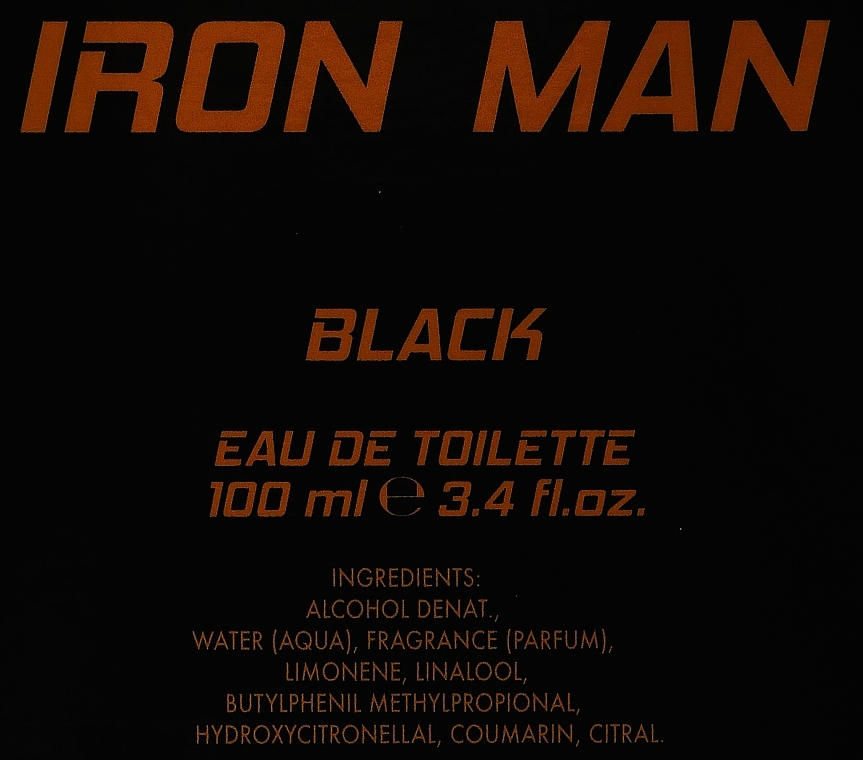 Marvel Iron Man Black Eau - Eau de Toilette — photo N4