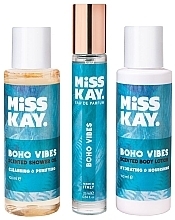Set - Miss Kay Boho Vibes Kit (edp/25 ml + sh/oil/100 ml + b/lot/100 ml) — photo N3