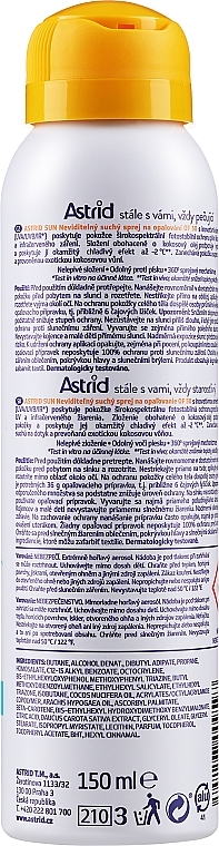 Dry Sun Spray SPF 50 - Astrid Dry Sun Spray Coconut Love SPF50 — photo N2