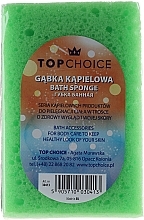 Bath Sponge 30413, green - Top Choice — photo N1