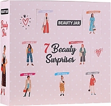 Fragrances, Perfumes, Cosmetics Set - Beauty Jar 7 Beauty Surprises (b/scr/60ml + b/cr/60ml + scr/15ml + b/butter/15ml + soap/25g + scr/15ml + l/balm/15ml)