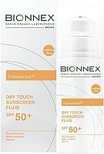 Fragrances, Perfumes, Cosmetics Sunscreen Fluid - Bionnex Preventiva Dry Touch Sunscreen Fluid SPF50+