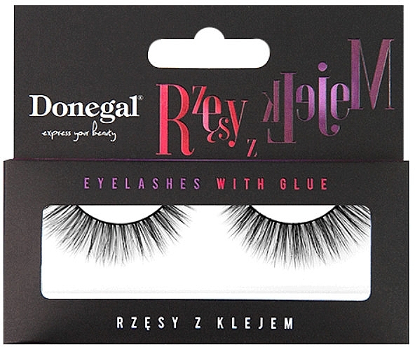 False Lashes with Adhesive, 4474 - Donegal Eyelashes — photo N1