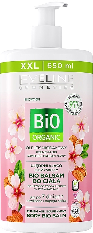 Body Balm with Almond Oil - Eveline Bio Organic Body Bio Balm — photo N1