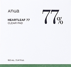 Face Toner Pads - Anua Heartleaf 77% Clear Pad — photo N2