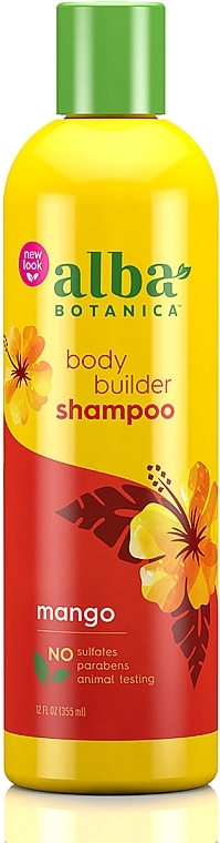 Moisturizing Shampoo "Mango" - Alba Botanica Natural Hawaiian Shampoo Body Builder Mango — photo N1