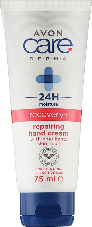 Repairing Hand Cream for Very Dry and Sensitive Skin - Avon Care Derma Recovery + Repairing Hand Cream — photo N1