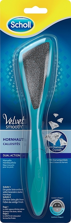 Double-Sided Foot File - Scholl Velvet Smooth Dual Action — photo N1