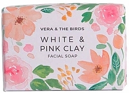 Face Soap with White & Pink Clay - Vera And The Birds White & Pick Clay Facial Soap — photo N1