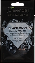 Fragrances, Perfumes, Cosmetics Cleansing Detox Face Mask - Bielenda Crystal Glow Black Onyx Peel-off Mask