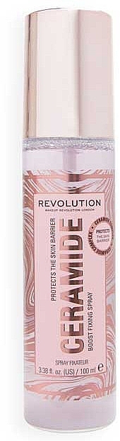 Makeup Revolution Brightening Setting Spray Ceramide Boost - Radiant Makeup Setting Spray with Ceramides — photo N3