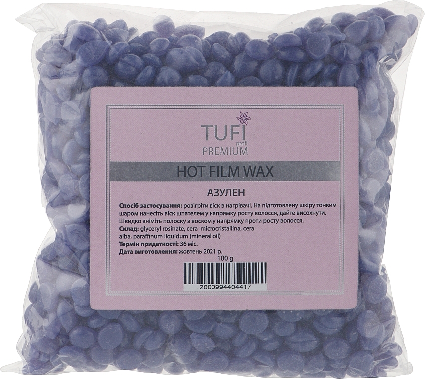 Polymer Wax Granules for Depilation - Tufi Profi Premium — photo N1