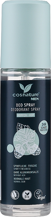 Natural Hop Cones Deodorant Spray - Cosnature Men — photo N1