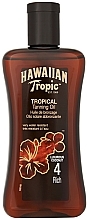 Tan Oil Spray - Hawaiian Tropic Tropical Tanning Oil Coconut SPF 4 — photo N1