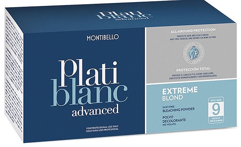 Intense Lightening Powder - Montibello Platiblanc Advanced Extreme Blond — photo N1