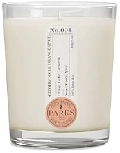 Scented Candle - Parks London Home №004 Cedarwood & Orange Spice Candle — photo N1