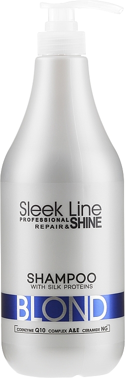 Hair Shampoo - Stapiz Sleek Line Blond Hair Shampoo — photo N3