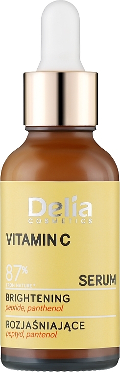 Brightening Face, Neck & Decollete Serum with Vitamin C - Delia Vitamin C Serum — photo N1