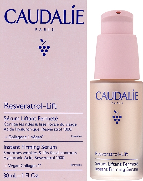 Firming Face Serum - Caudalie Resveratrol Lift Instant Firming Serum New — photo N2