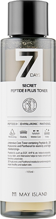 Facial Toner with 8 Peptides - May Island 7 Days Secret Peptide 8 Plus Toner — photo N2