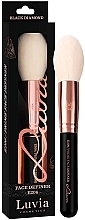 Fragrances, Perfumes, Cosmetics Makeup Brush, E206, black - Luvia Cosmetics Prime Face Definer