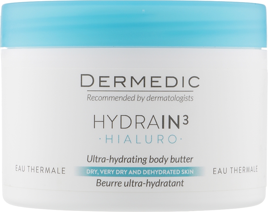 Hialuro Ultra-Hydrating Butter - Dermedic Hydrain3 Hialuro Ultra-Hydrating Body Butter — photo N1