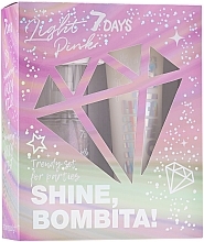 Fragrances, Perfumes, Cosmetics Set - 7 Days Shine, Bombita! Light Pink (b/mist/135ml + b/milk/150ml)