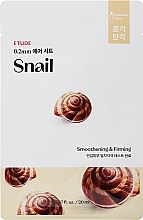 Fragrances, Perfumes, Cosmetics Anti-Aging Snail Mask - Etude House Therapy Air Mask Snail