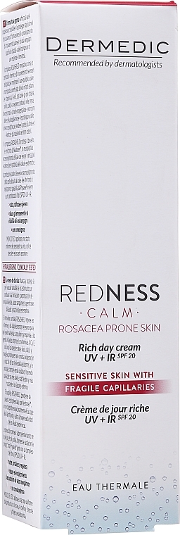 Firming & Nourishing Day Cream - Dermedic Angio Preventi A Reinforcing Nourishing Cream For The Day Spf 20 + — photo N3