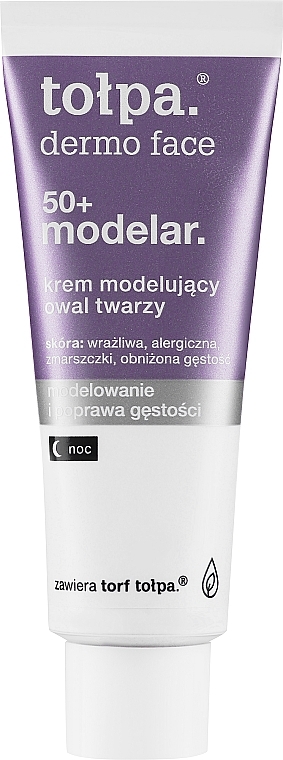 Night Face Cream - Tolpa Dermo Face Modelar 50+ Night Cream — photo N1
