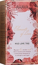 Fragrances, Perfumes, Cosmetics Set - Ahava Elements Of Love Mud Love Trio (h/cr/40ml + f/cr/100ml + b/cr/200ml)