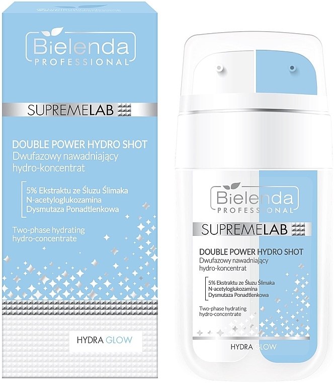 Two-Phase Moisturizing Hydro Concentrate - Bielenda Professional Supremelab Hydra Glow Two-Phase Hydrating Hydro-Concentrate — photo N1