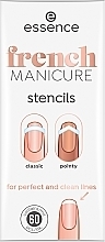 Fragrances, Perfumes, Cosmetics French Manicure Templates - Essence French Manicure Stencils Classic & Pointy