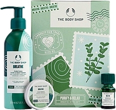 Fragrances, Perfumes, Cosmetics Set - The Body Shop Purify & Relax Breathe Intro Gift Christmas Gift Set