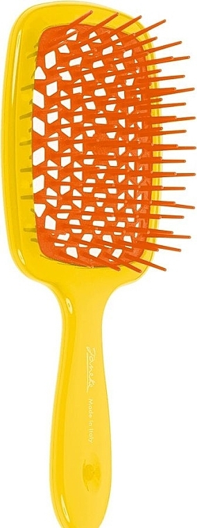 Vented Hair Brush, yellow-orange - Janeke Superbrush Yellow/Orange — photo N1