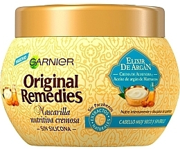 Hair Mask - Garnier Original Remedies Nourishing Hair Mask Elixir De Argan — photo N2